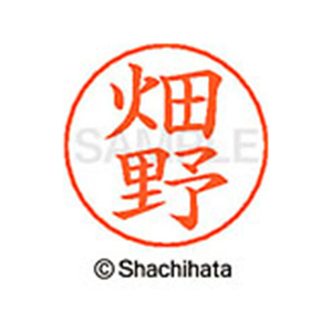 シヤチハタ ネームペン用ネーム シルバー 既製 畑野 FC47408-X-GPS-1637-イメージ1