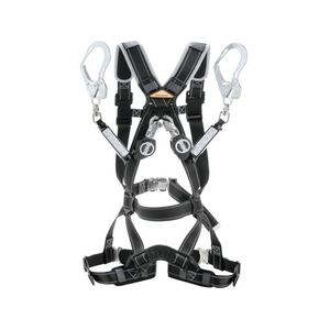 トーヨーセフティ/フルハーネス型巻取式 ロック装置付き ダブルランヤード FCA724R-3368562-イメージ1