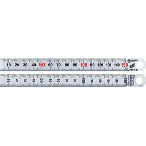 新潟精機 シルバースケール 快段目盛 150mm FC683NJ-SV-150KD-イメージ1