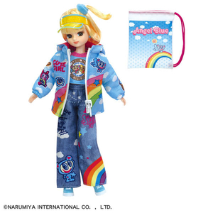 タカラトミー リカちゃん エンジェルブルーだいすきリカちゃ ん ｴﾝｼﾞｴﾙﾌﾞﾙ-ﾀﾞｲｽｷﾘｶﾁﾔﾝ-イメージ1