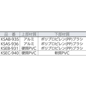 光 ストップすきま風 ブラシタイプ KSEB-931 FC709HE-7517661-イメージ2