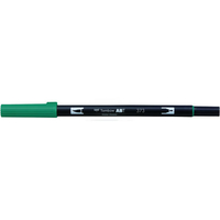 トンボ鉛筆 デュアルブラッシュペン ABT Sea Blue F039995-AB-T373