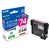 JIT エプソン(EPSON)対応 リサイクルインクカートリッジ ICM74対応 マゼンタ JIT-AE74M-イメージ1