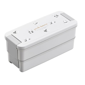 ＯＳＫ（オーエスケー） ぱんだ ランチボックス2段 仕切付 抗菌 FC701PN-PCW-650D-イメージ1