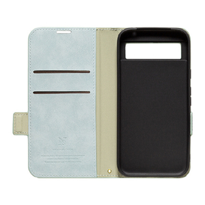 NATURAL design Google Pixel 8a用カード入れ・スタンド機能付手帳型ケース STYLE NATURAL ブルーグレー GP8A-VS10-イメージ3