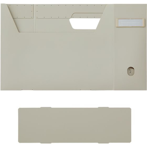リヒトラブ Roomy ボックスファイル A4 ハイタイプ ベージュ FC230MR-F291-16-イメージ8