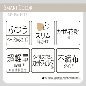 ユニ・チャーム SMARTCOLOR ふつう ベージュ×チョコレート 20枚 FCE912U-イメージ4