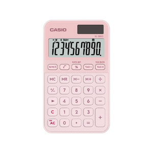 カシオ 手帳型カラフル電卓 ライトピンク SL-300D-LP-N-イメージ2