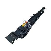 ＴＪＭデザイン ワークポジショニング用胴当てベルトフラット アルミワンタッチバックル黒 M FC131EY-1982127