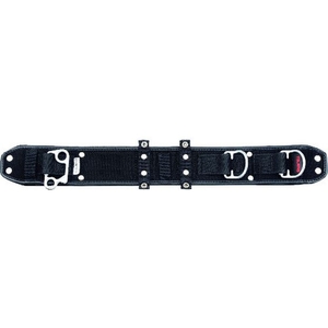 ＴＪＭデザイン ワークポジショニング用胴当てベルトフラット アルミワンタッチバックル黒 M FC131EY-1982127-イメージ2
