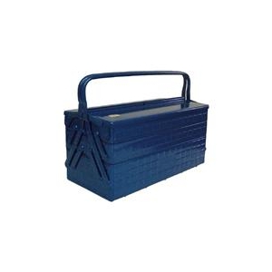 トラスコ中山 TRUSCO　3段式工具箱　472X220X343　ブルー GT-470-B-イメージ1
