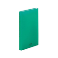 リヒトラブ AQUA DROPs クリヤーブック A4タテ 40ポケット 緑 FC32996-N5001-7