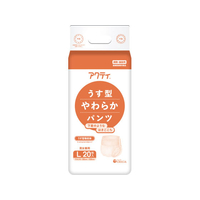 クレシア アクティ うす型やわらかパンツ Lサイズ 20枚 FCJ122T-84809