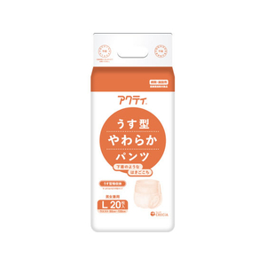 クレシア アクティ うす型やわらかパンツ Lサイズ 20枚 FCJ122T-84809-イメージ1