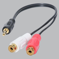 Bullet 変換ケーブル(10cm) ブラック HC001