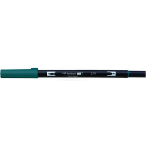 トンボ鉛筆 デュアルブラッシュペン ABT Jade Green F039996-AB-T379-イメージ1