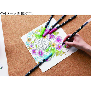 トンボ鉛筆 デュアルブラッシュペン ABT Jade Green F039996-AB-T379-イメージ4