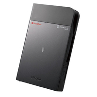 バッファロー ICカードセキュリティ  ウイルスチェック 耐衝撃ポータブルHDD 500GB ブラック HDS-PZN500U3EV3