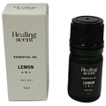 YAMAZEN アロマオイル 精油 5ml Healing scent フレッシュレモン HSY-EO1