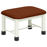 高田ベッド 足踏み台(ミニステップ)ビニルレザーライトブラウン 25cm FCG350E-23-2769-0217