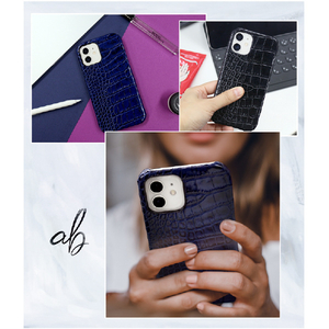 ABBI SIGNATURE iPhone 14 Pro用LIPARI イタリアンレザーバックカバー ダークブラウン ABS24083I14PDB-イメージ16