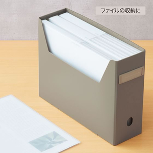 リヒトラブ Roomy ボックスファイル A4 ハイタイプ ブラック FC231MR-F291-24-イメージ2
