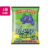 アースペット クリーンケア えんどう豆の猫砂 緑茶の香り 6L 5袋 FCD717M