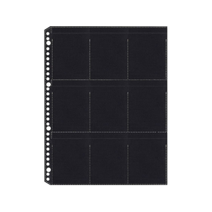 ライオン事務器 カード用ポケット 両面ポケット 18ポケット 10枚 FCJ413R-CP-18BK-イメージ1
