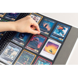 ライオン事務器 カード用ポケット 両面ポケット 18ポケット 10枚 FCJ413R-CP-18BK-イメージ4