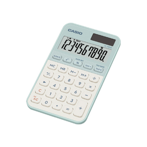 カシオ 手帳型カラフル電卓 ライトグリーン SL-300D-LG-N-イメージ1