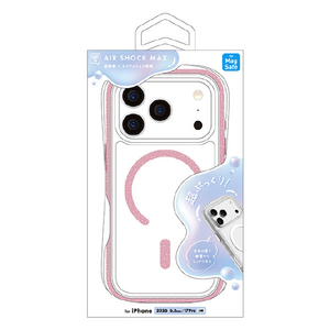 サンクレスト iPhone18 Pro/17 Pro用 AIR SHOCK MAX ピンクラメ I40RIJA05-イメージ3