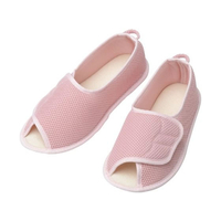 あゆみ 早快マジックオープン 両足 ピンク 2503 LL FCF854X-25-5815-0301