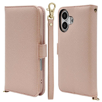 ラスタバナナ iPhone 17用　ハンドストラップ手帳ケース　 ライトピンク 8859IP5ABHSLPK