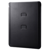エレコム iPad Pro 11インチ(M4)用レザーポーチ Apple Pencil収納 スタンド ブラック TB-A24PMPPLS2BK