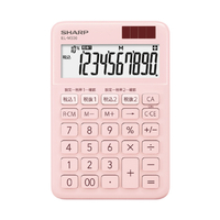 シャープ ミニナイスサイズ電卓 ピンク系 ELM336PX