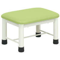 高田ベッド 足踏み台(ミニステップ)ビニルレザーライムグリーン 25cm FCG350P-23-2769-0218