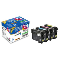 JIT エプソン(EPSON)対応 リサイクルインクカートリッジ ４色セット JIT-AE744P