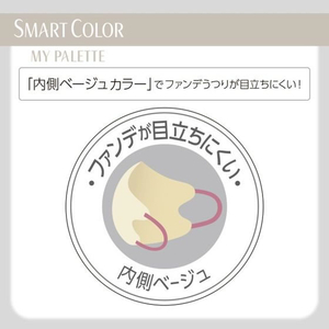 ユニ・チャーム SMARTCOLOR ふつう ベージュ×バーガンディー 20枚 FCE913U-イメージ3