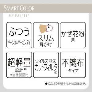 ユニ・チャーム SMARTCOLOR ふつう ベージュ×バーガンディー 20枚 FCE913U-イメージ4