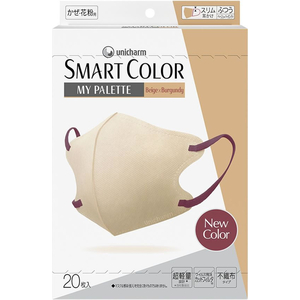 ユニ・チャーム SMARTCOLOR ふつう ベージュ×バーガンディー 20枚 FCE913U-イメージ5
