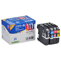 JIT リサイクルインクカートリッジ 4色パック(BK/C/M/Y) JIT-B1114P