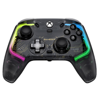 透明な黒 GAMESIR GameSir RGB 照明コントローラー GAMESIR GAMESIRKALEID RGBライト付きホール効果センサー仕様