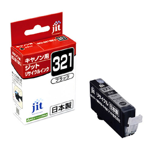 JIT キヤノン(Canon) BCI-321BK対応 ジットリサイクルインクカートリッジ ブラック JIT-C321B JIT キヤノン(Canon) BCI-321BK対応 ジットリサイクルインクカートリッジ ブラック JIT-C321B