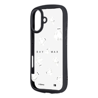 レイ・アウト iPhone 17用ディズニー / Puffull 衝撃吸収 バンパー ハイブリッドケース / ベイマックス_ふわふわ2 RC-DP52CMD2B/BX21