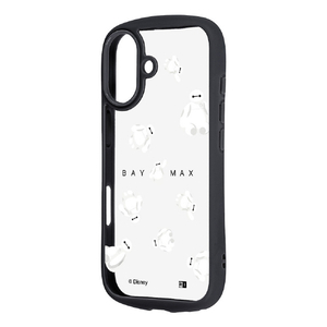 レイ・アウト iPhone 17用ディズニー / Puffull 衝撃吸収 バンパー ハイブリッドケース / ベイマックス_ふわふわ2 RC-DP52CMD2B/BX21-イメージ1