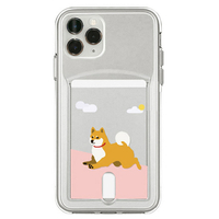 abbi FRIENDS iPhone 11 Pro用ケース しばたさんカードクリアケース ジャンプ ABF17084I58R