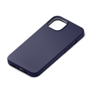 PGA iPhone 13用抗菌スリムシリコンケース ネイビー PG-21KSC04NV-イメージ1
