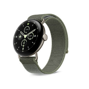 Google Google Pixel Watch(41 mm)用 パフォーマンス ループバンド ワンサイズ Olive / Pyrite ステンレススチール ラグ GA11688-WW-イメージ2