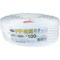 ユタカメイク ＰＰ柿縄 約５ｍｍｘ１００ｍ(２本撚り・溶着無) ユタカメイク PP柿縄 M-198