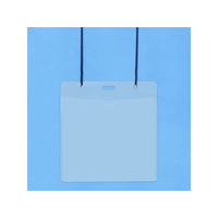 プラス ネームタッグ 吊下げイベント用 紐ブルー 50枚 FCF490T-CT-E1-50/84-704